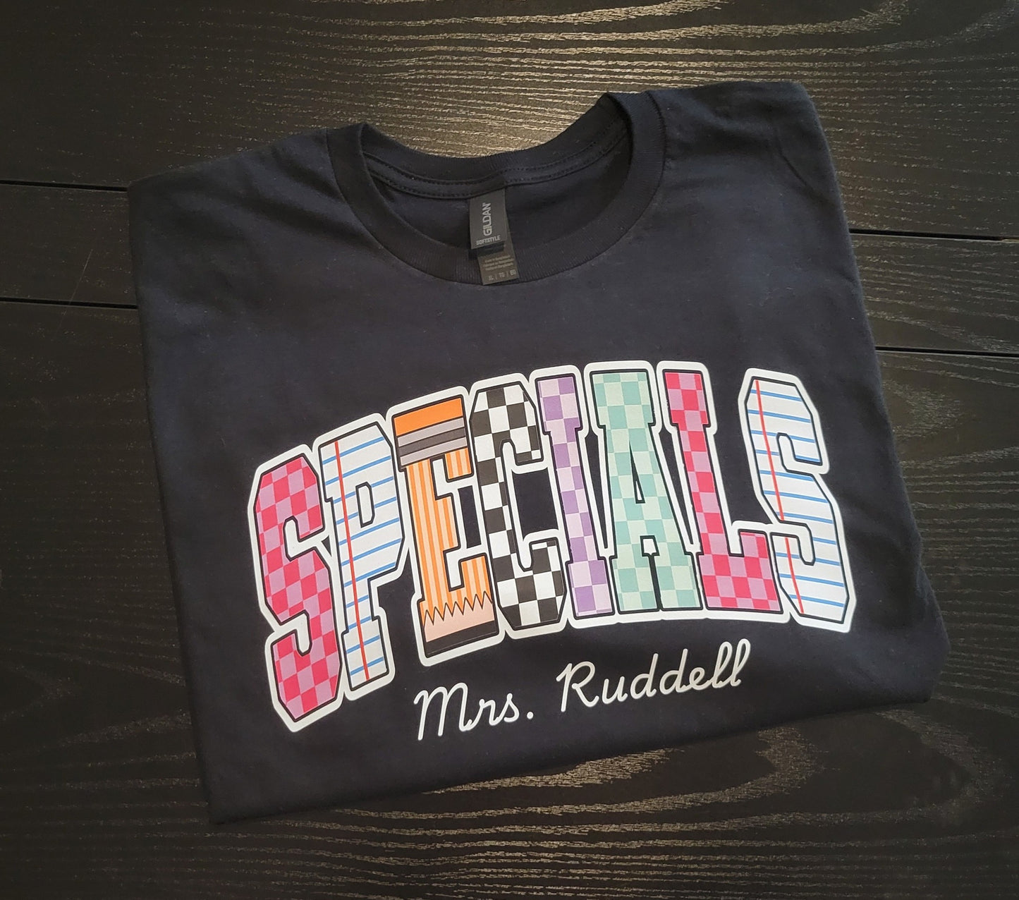 Retro Teacher T Shirt